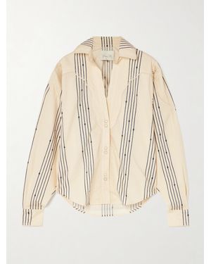 Johanna Ortiz Cabos Sueltos Printed Cotton-Poplin Shirt - Natural