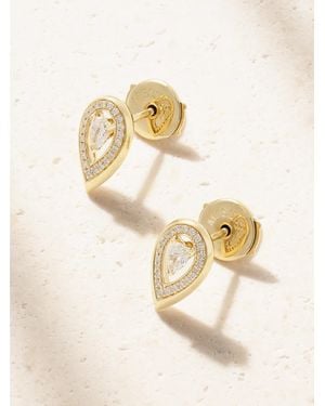Messika Fiery 18-Karat Diamond Earrings - Mettallic