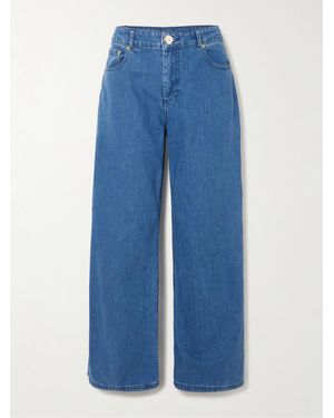 Mother Of Pearl High-Rise Recycled Boyfriend Jeans - Blue