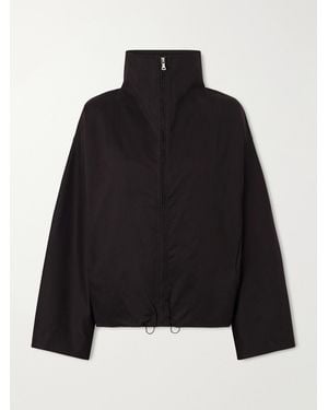 Nour Hammour François Cotton-Blend Canvas Jacket - Black