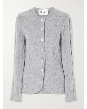 TOVE Uma Cardigan Aus Kaschmir - Grau