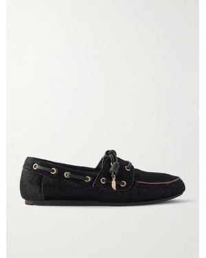 Ancient Greek Sandals Pliaria Bootsschuhe Aus Leder - Schwarz