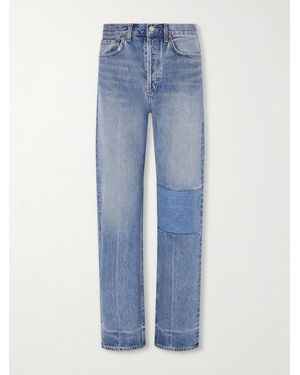 Agolde 90S Mid-Rise Straight-Leg Jeans - Blue