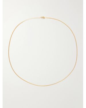 Laura Lombardi Mini Omega 18-Karat-Plated Necklace - Natural