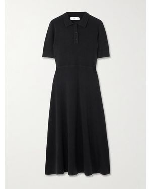 arch4 Paris Midikleid Aus Kaschmir - Schwarz