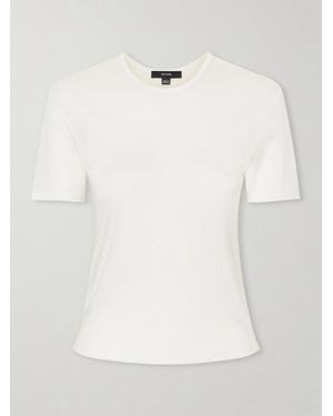 The Park Luna Semi-Sheer Lyocell T-Shirt - White
