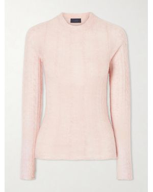 Haikure Sey Cable-Knit Alpaca-Blend Jumper - Pink