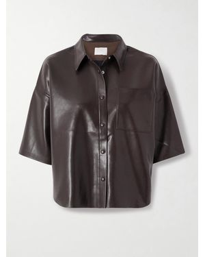 Citizens of Humanity Frances Cropped Shirt - Grey