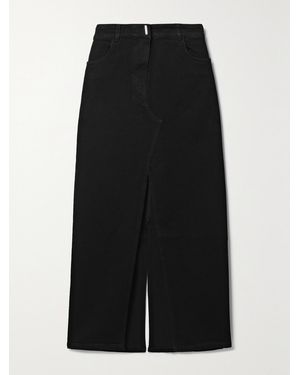 Givenchy Denim Midi Skirt - Black