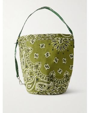 Call it By Your Name Sac Seau Printed Cotton Tote - Green