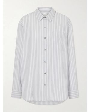 Leset Yoshi Striped Cotton-Blend Shirt - White