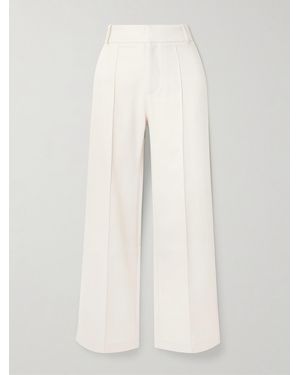 D'Estree Yoshitomo Pleated Denim Straight-Leg Pants - Natural