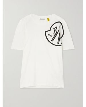 Moncler Genius 1017 Alyx 9Sm Printed Cotton-Jersey T-Shirt - White