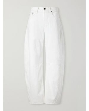 Kallmeyer Callum High-Rise Wide-Leg Jeans - White