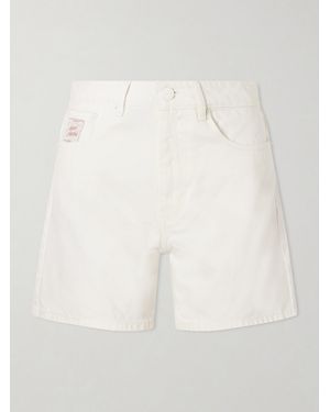 Ami Paris Denim Shorts - White
