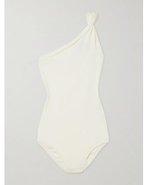 TOVE Lior Twisted One-Shoulder Stretch-Jersey Bodysuit - White