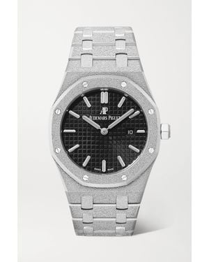 Audemars Piguet Montre En Or Blanc Givré 18 Carats (750/1000) Royal Oak 33 Mm - Multicolore