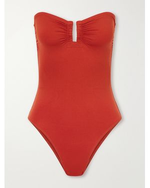Eres Les Essentiels Cassiopée Bandeau Swimsuit - Red
