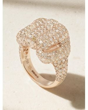 Ofira Pow 18-Karat Rose Diamond Ring - Natural