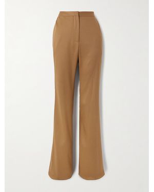 Altuzarra Sonny Stretch-Wool Flared Trousers - Natural