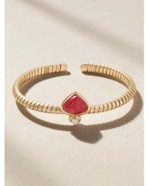 Marina B 18-Karat Rubellite And Diamond Cuff - Natural