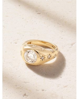 Marlo Laz Disco 14-Karat Diamond Ring - Natural