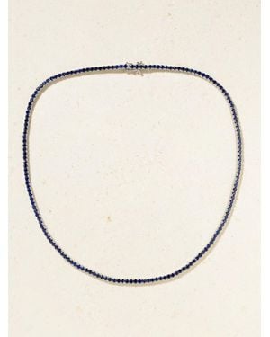 Roxanne First Tenniskette Aus 14 Karat Weißgold Mit Saphiren - Natur