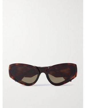 Loewe Paula's Ibiza Sonnenbrille Mit Cat-Eye-Rahmen Aus Azetat - Braun