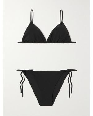 Lido Net Sustain Venti Triangle Bikini - Black