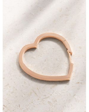 Repossi Antifer Heart Large 18-Karat Rose Single Earring - Natural
