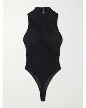 Wardrobe NYC Mesh Bodysuit - Blue