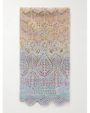 Anna Sui Space Dye Scarf - White