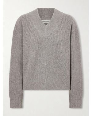 Brandon Maxwell Maris Cashmere Jumper - Grey