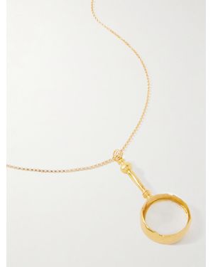 Alighieri The Poet's Lens Vergoldete Kette Aus Recycelter Bronze - Natur