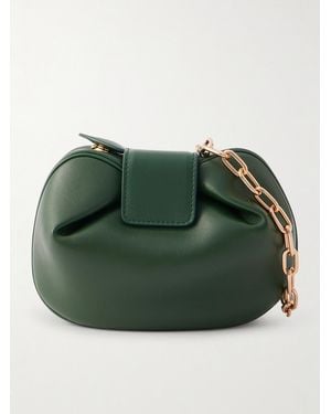 Gabriela Hearst Soft Demi Leather Clutch - Green