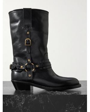 Isabel Marant Heiko Lederstiefel Mit Schnallen - Schwarz