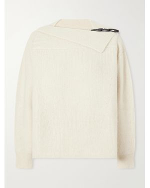 Isabel Marant Thais Ribbed Alpaca-Blend Jumper - Natural