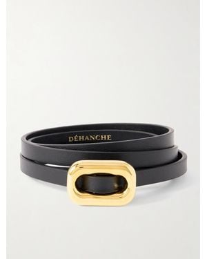 DEHANCHE Venura Leather Belt - Black