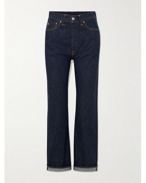 RRL High-Rise Wide-Leg Jeans - Blau