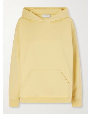 Matteau Organic Cotton-Jersey Hoodie - Yellow