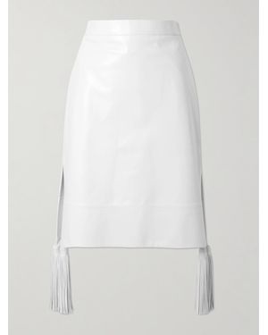 Bottega Veneta Leather Skirt Sheepskin - White