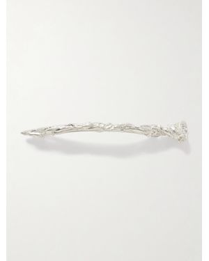 Completedworks Versilberte Haarspange - Natur