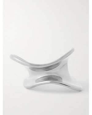 KHAITE Shadow-Plated Cuff - White