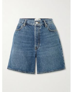 FRAME The Timeless Denim Shorts - Blue