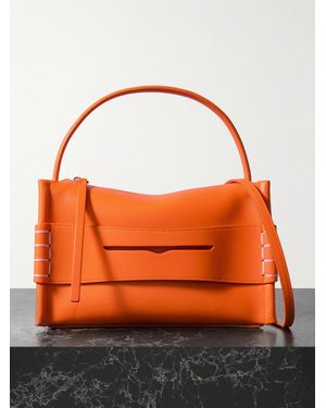 JW Anderson Loafer Kleine Schultertasche Aus Leder - Orange