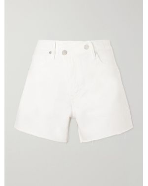 Veronica Beard Ellis Denim Shorts - White