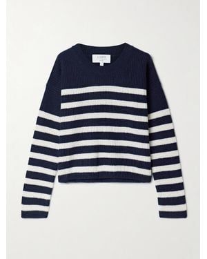 La Ligne Mini Toujours Striped Cashmere Jumper - Blue