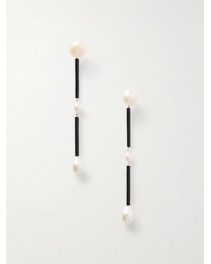 Sophie Buhai Medium Osiris, Pearl And Glass Earrings - Natural
