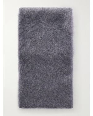 Lisa Yang Enoa Brushed Cashmere Scarf - Grey