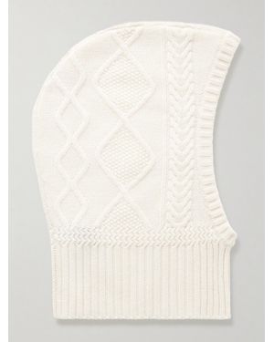 arch4 Cable-Knit Cashmere Balaclava - Natural